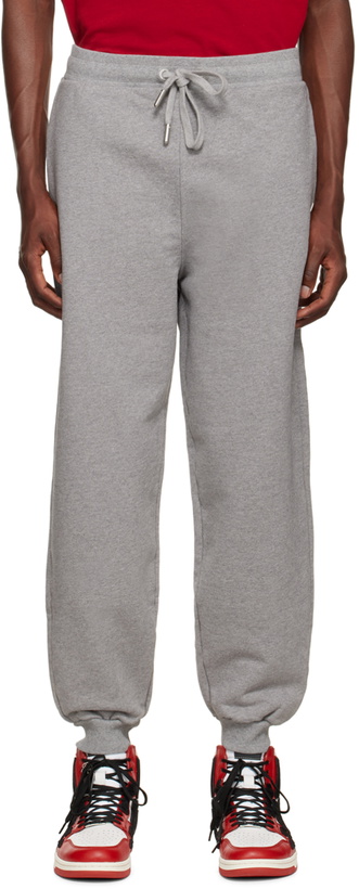 Photo: AMI Paris Gray Ami De Cœur Lounge Pants