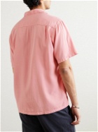 Portuguese Flannel - Camp-Collar TENCEL™ Lyocell Shirt - Pink