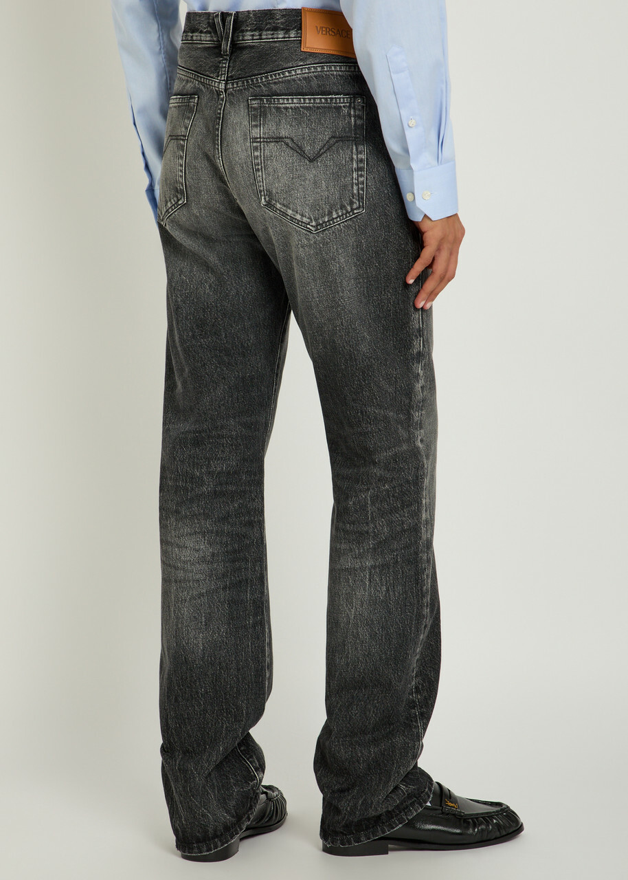 Versace Straight-leg Jeans Grey