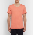 Onia - Slim-Fit Cotton and Modal-Blend Jersey T-Shirt - Men - Coral