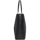 Alexander McQueen Black Studded North/South Shopper Tote