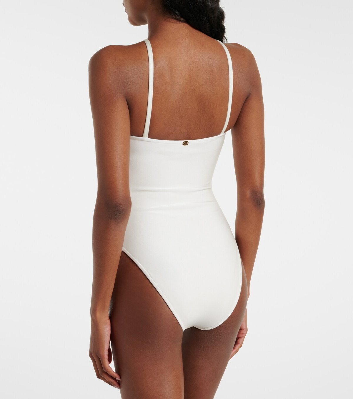 Adriana Degreas Floral-appliqué swimsuit