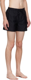 Balmain Black Monogram Swim Shorts