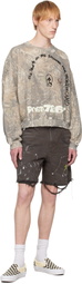 PALY Khaki 'Emotional Pain' Camo Sweatshirt