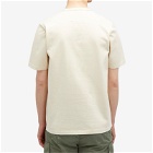 C.P. Company Men's 30/2 Mercerized Jersey Twisted Logo T-Shirt in Pistachio Shell
