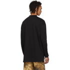 Heron Preston Black Chinese Mock Neck Style T-Shirt