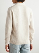 Thom Sweeney - Brushed Cashmere-Blend Polo Shirt - White