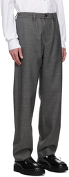 Marni Gray Textured Trousers