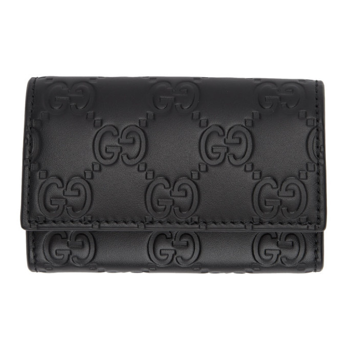 Photo: Gucci Black Gucci Signature Key Case