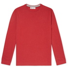Brunello Cucinelli - Contrast-Tipped Cashmere Sweater - Red