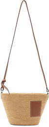 Loewe Beige Raffia Pochette Bag
