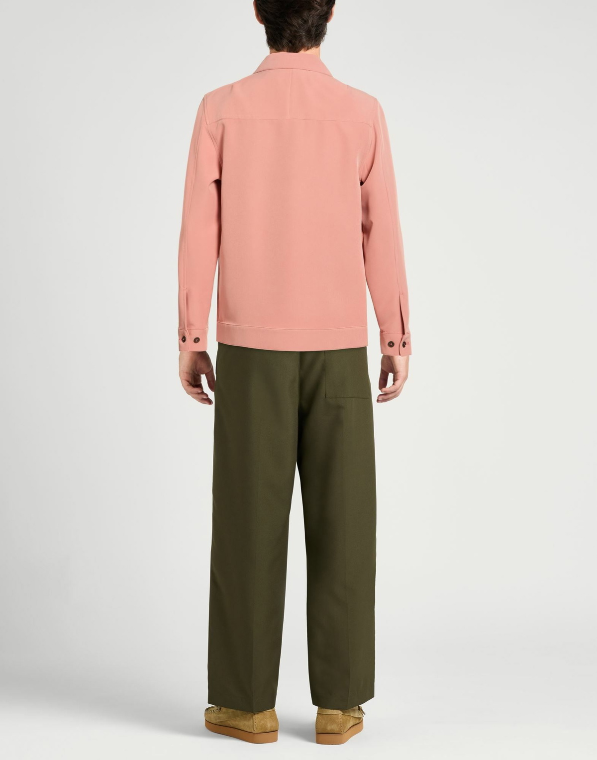 Berna Mens Shirt in Salmon pink