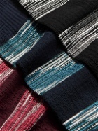 Missoni - Three-Pack Striped Stretch Cotton-Blend Socks - Multi