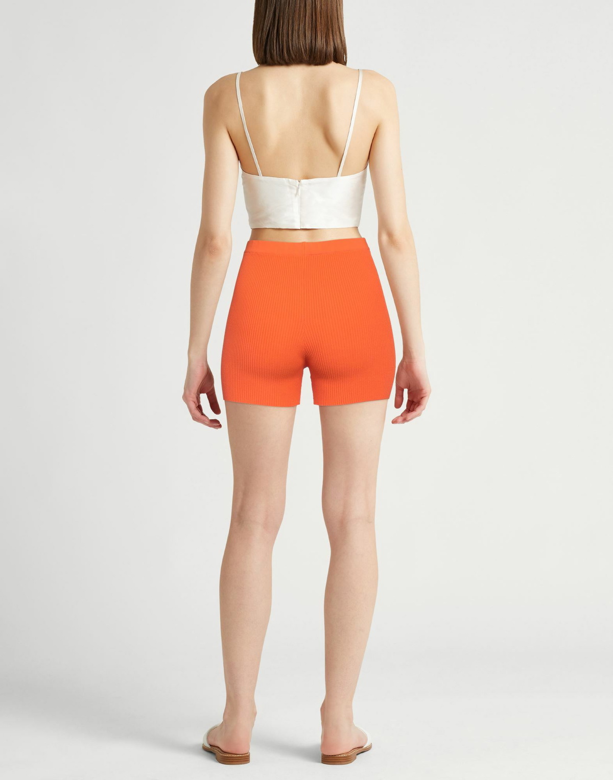 Roberto Collina Womens Shorts & Bermuda Shorts in Orange