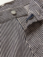 Carhartt WIP - Straight-Leg Striped Cotton-Canvas Shorts - Blue