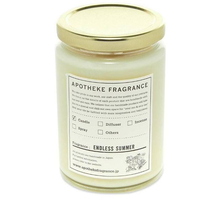 Photo: Apotheke Fragrance Glass Jar Candle in Endless Summer