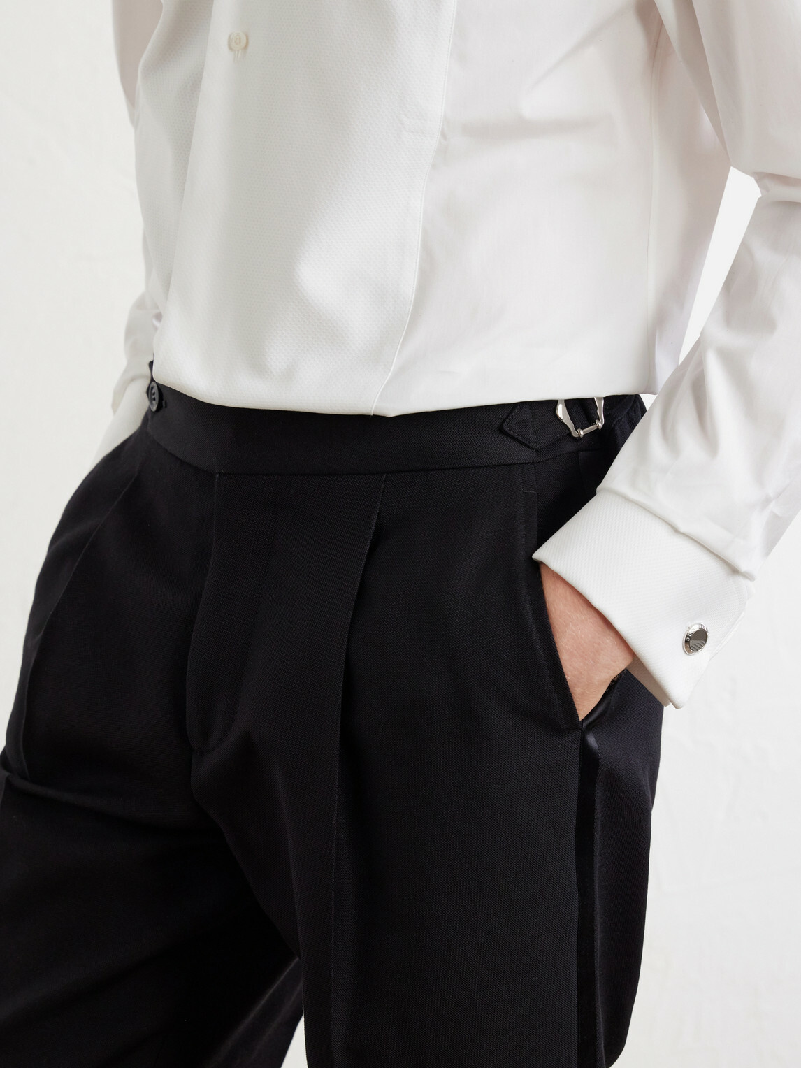 TOM FORD - Cotton-Piqué Shirt - White