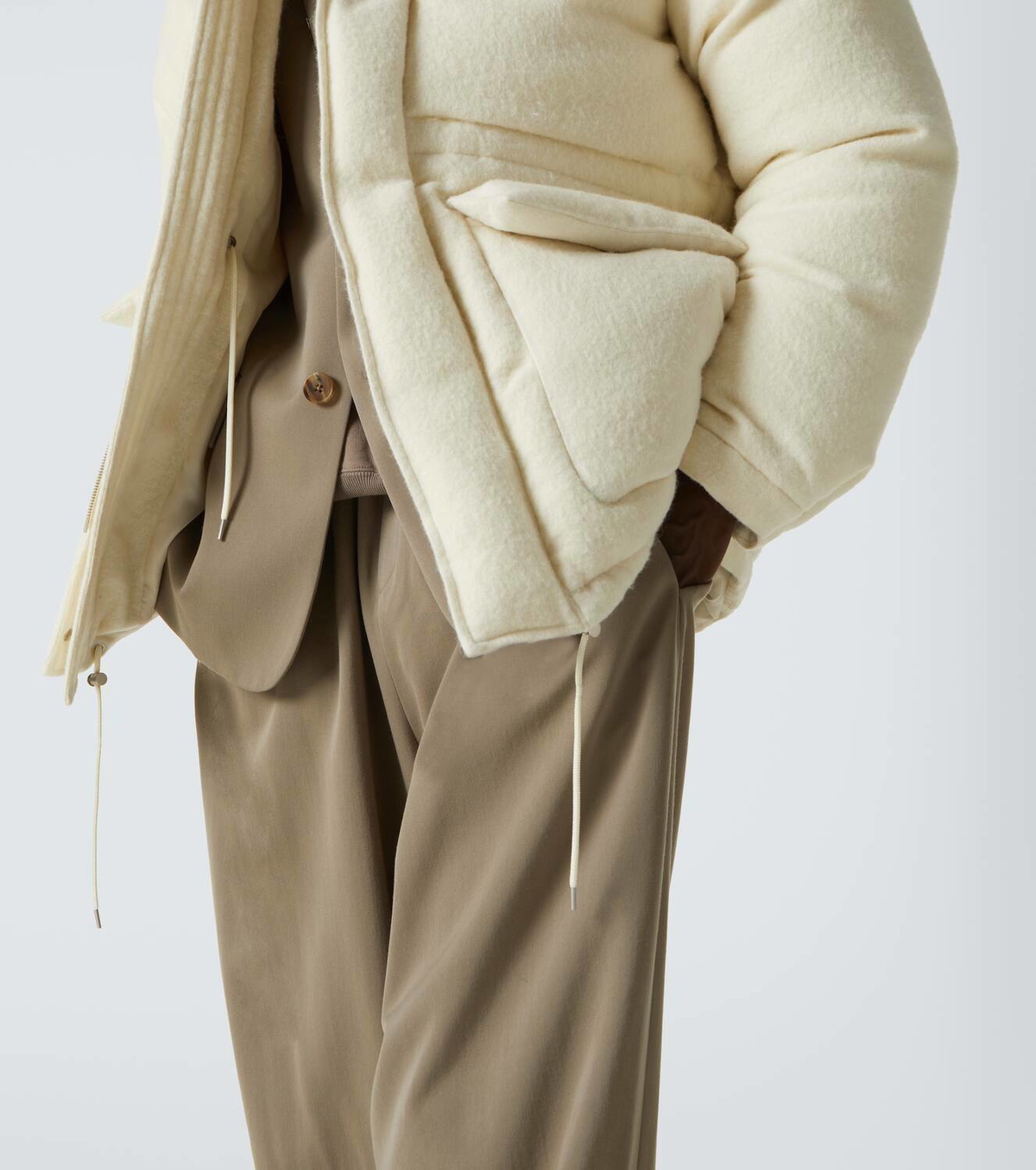 ジャケット・アウター 22aw AURALEE  size3 WOOL ALPACA Auralee Alpaca and wool down jacket Auralee