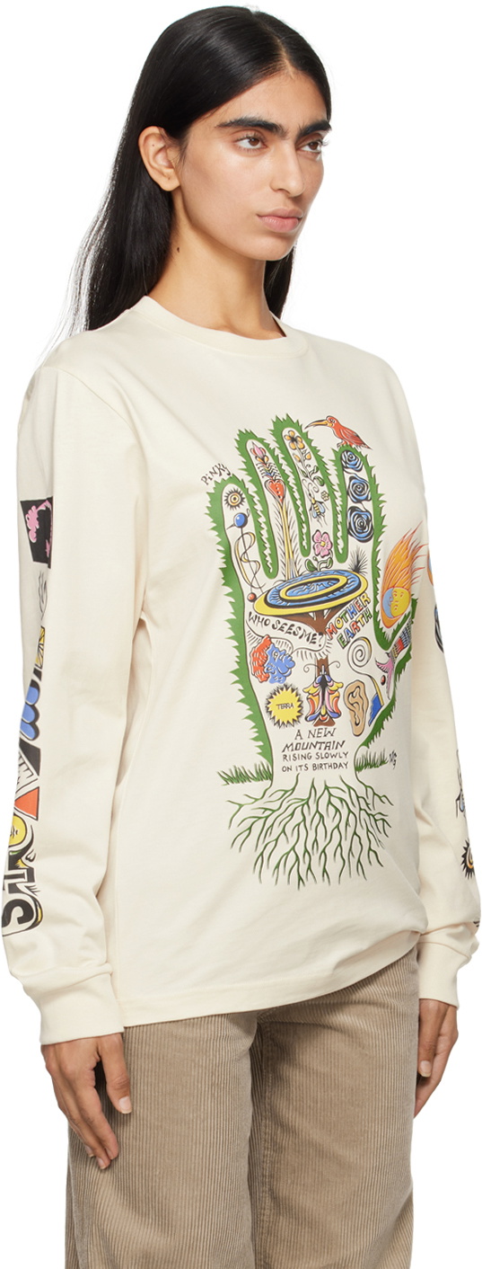 Story mfg. Off-White Grateful Long Sleeve T-Shirt