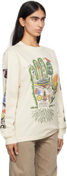 Story mfg. Off-White Grateful Long Sleeve T-Shirt