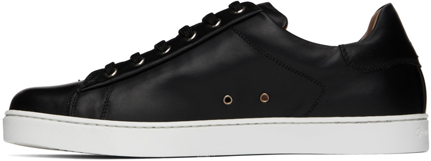 Gianvito Rossi Black Handcrafted Calfskin Sneakers