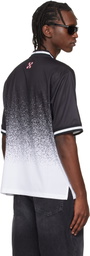 Off-White Black Big 'Off' Gradient Soccer Jersey