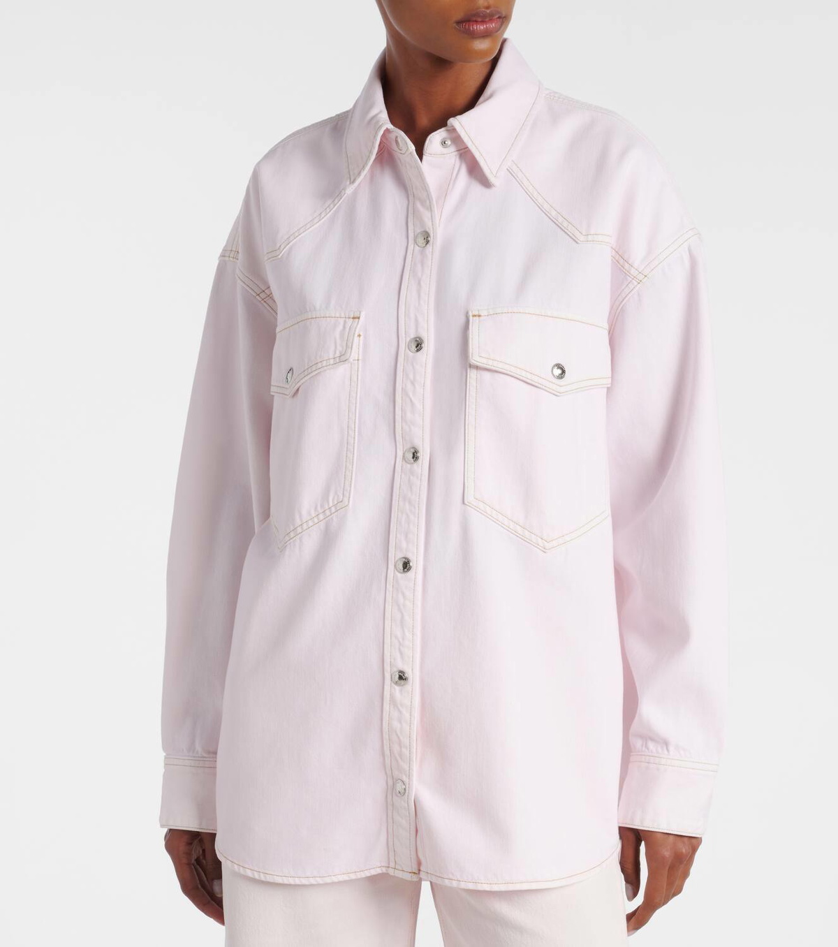 Agolde Lotta denim overshirt