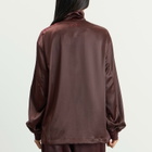 Y-3 Women's Satin Track Jacket in Red