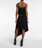 Maison Margiela - Silk satin corset