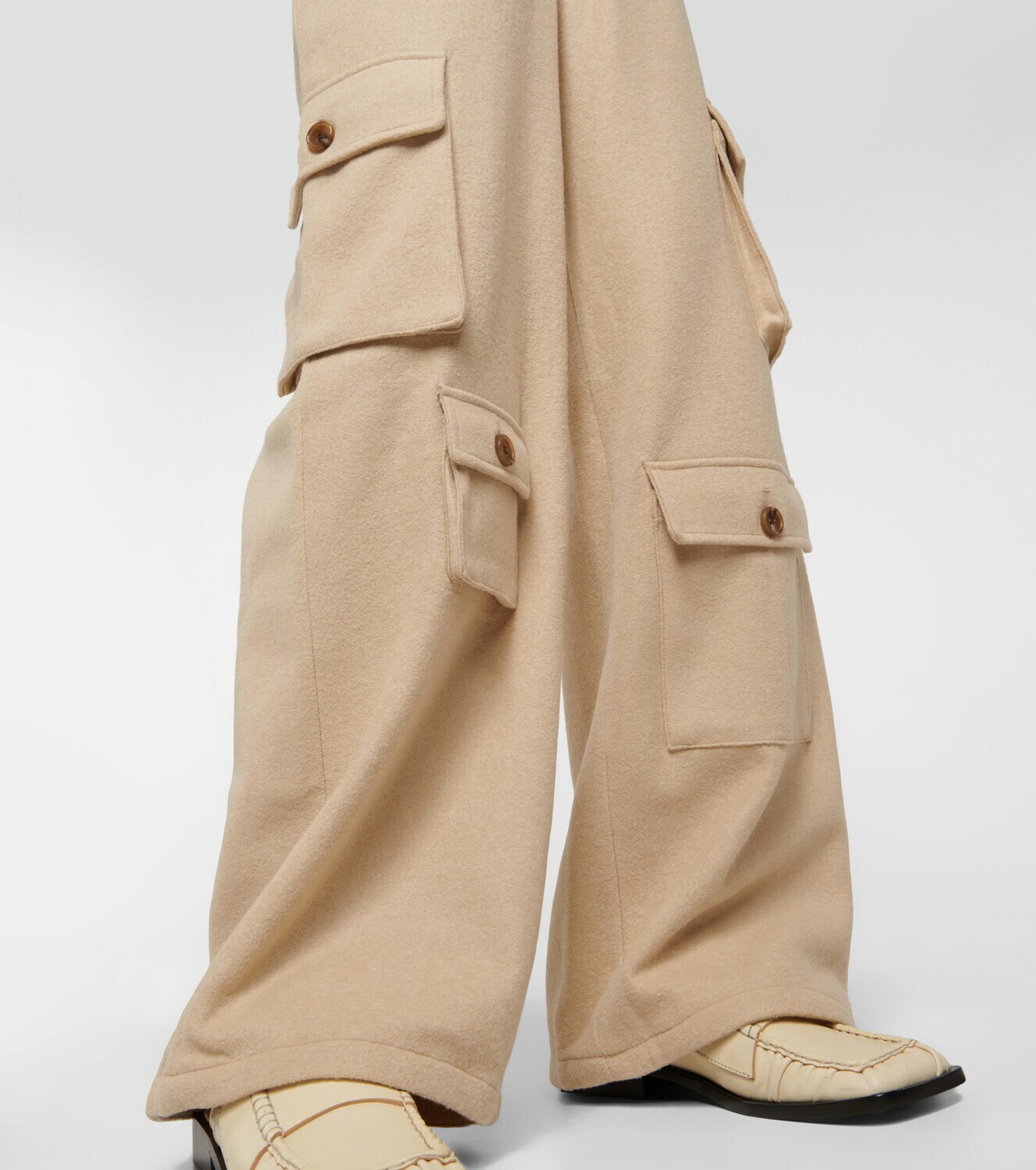 The Frankie Shop - Hailey wool-blend cargo pants The Frankie Shop