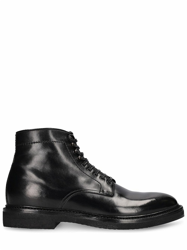 Photo: OFFICINE CREATIVE - Hopkins Leather Lace-up Boots