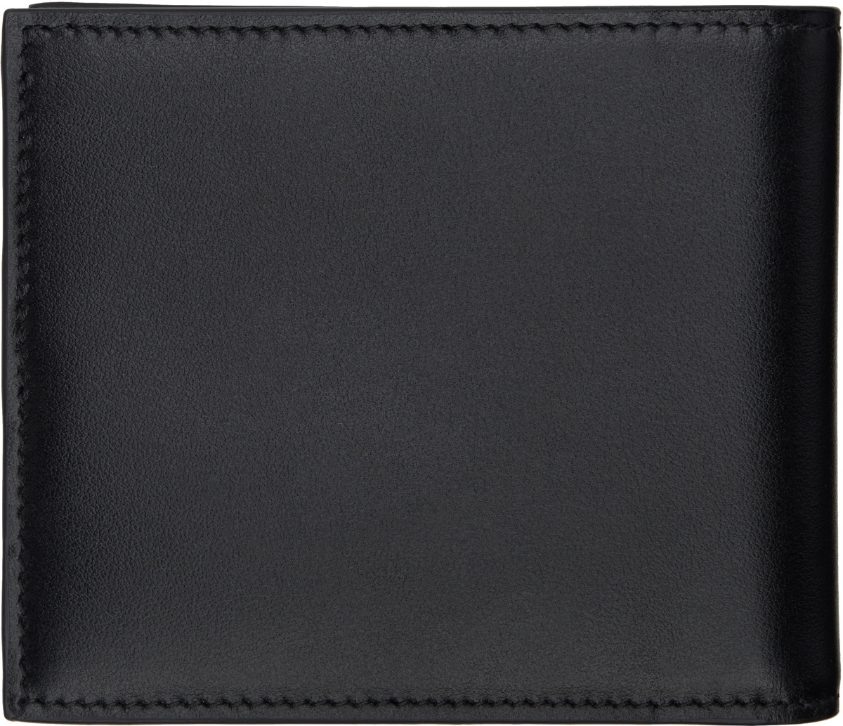 Dolce&Gabbana Black Calfskin Bifold Logo Wallet