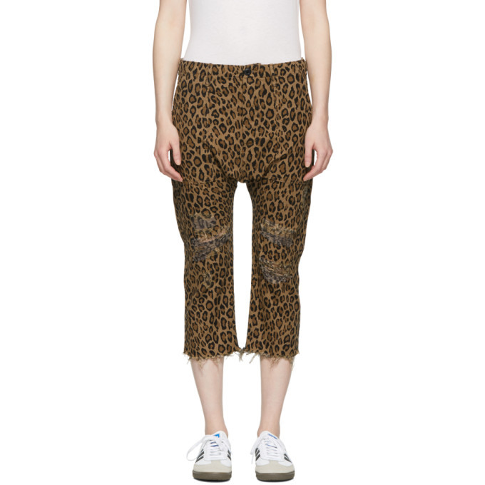 Photo: R13 Brown Leopard Utility Trousers