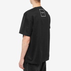 Wooyoungmi Men's Box Logo T-Shirt in Black