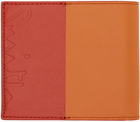 Paul Smith Orange Logo Bifold Wallet