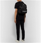 Givenchy - Leather-Trimmed Logo-Print Nylon Backpack - Black