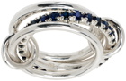 Spinelli Kilcollin Silver & Blue Petunia Ring