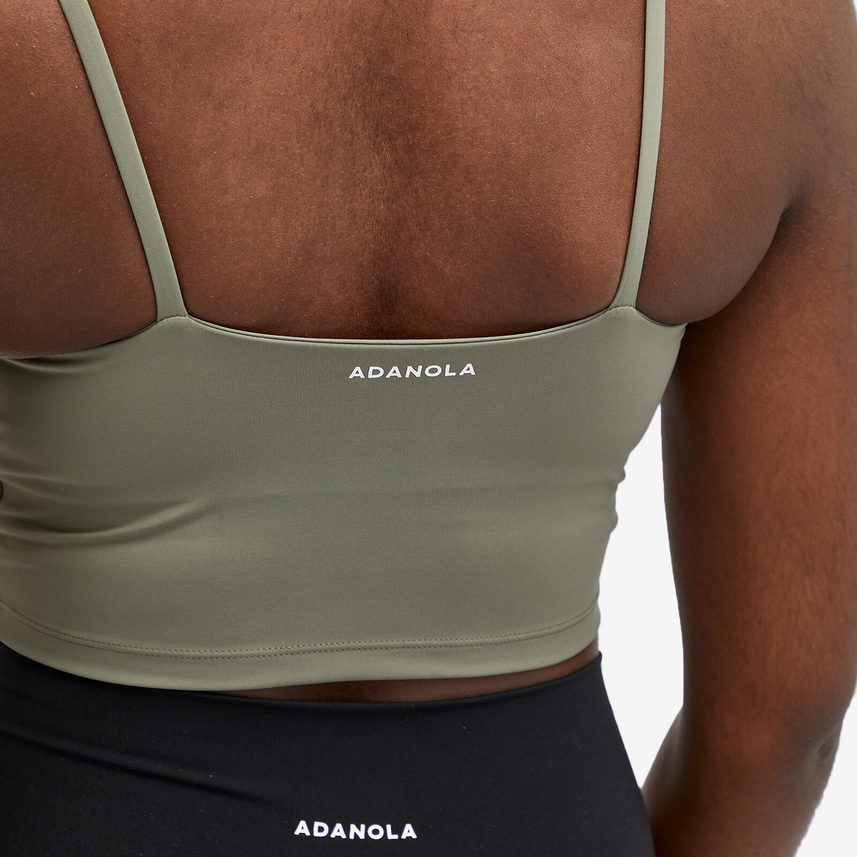 Adanola Women's Ultimate Tank Bra Top in Olive Green