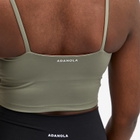 Adanola Women's Ultimate Tank Bra Top in Olive Green