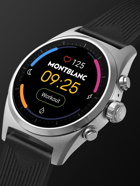 MONTBLANC - Summit Lite 43mm Aluminium and Nylon Smart Watch, Ref. No. 128410
