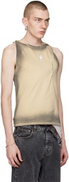 Y/Project Beige & Gray Twisted Tank Top
