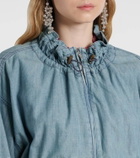 Marant Etoile Plume chambray bomber jacket