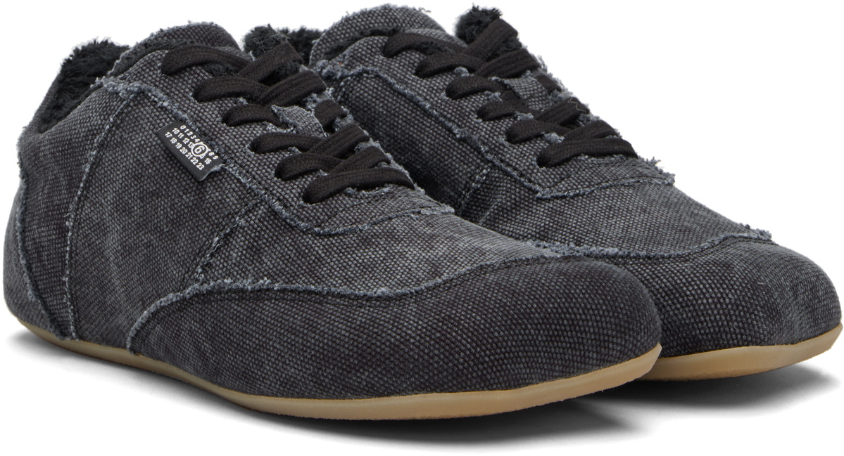 Maison Margiela x Canvas Lace Up Shoes LOVE TO DEATH SNEAKERS main image 3