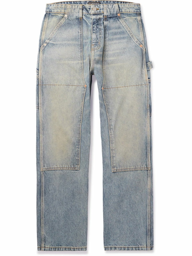 Photo: CHERRY LA - Straight-Leg Panelled Jeans - Blue