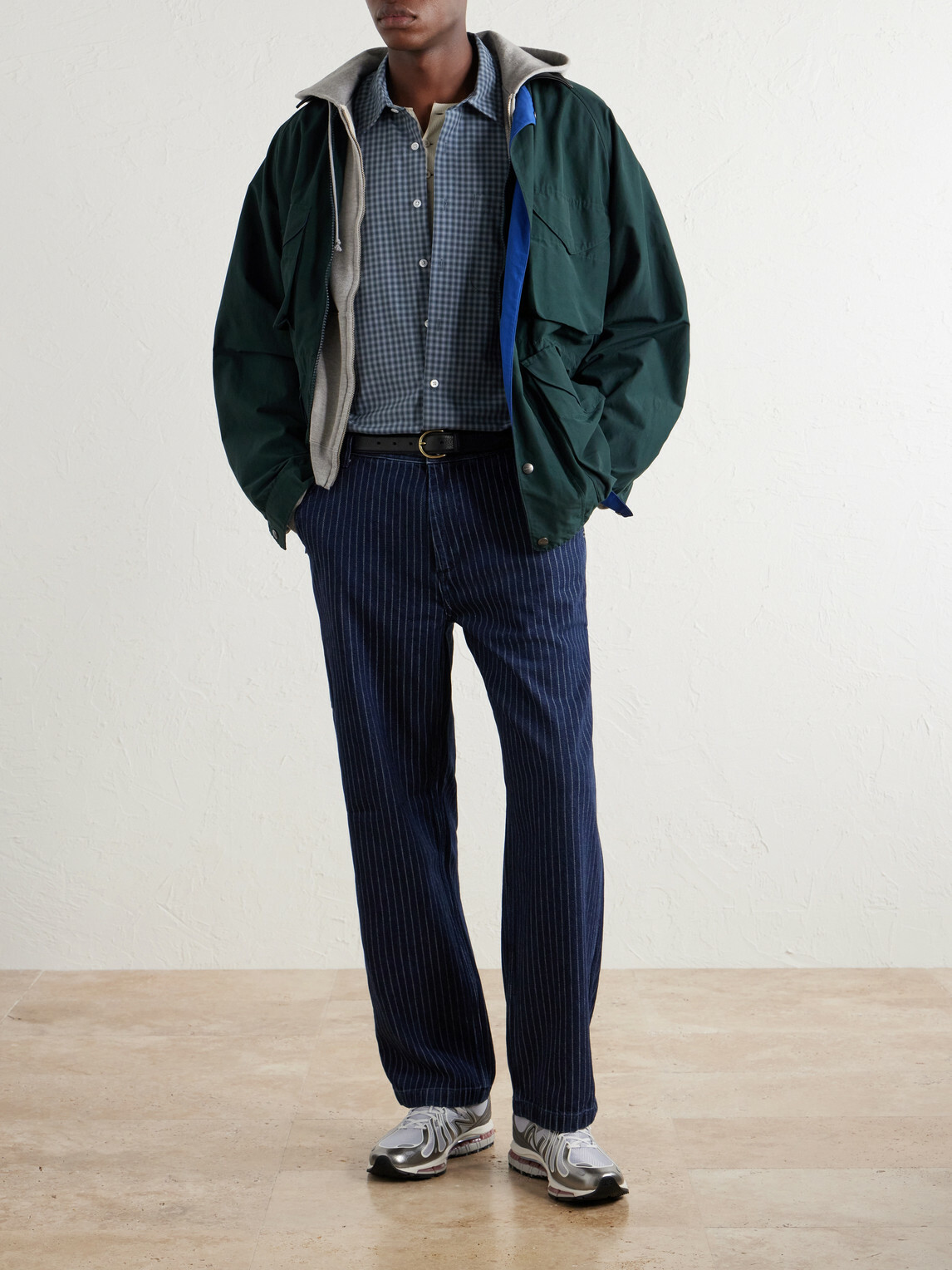 Aimé Leon Dore - Painter Straight-Leg Striped Jeans - Blue