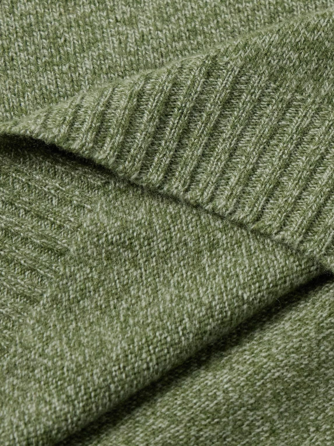 Boglioli - Wool and Cashmere-Blend Sweater - Green
