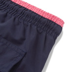 Vilebrequin - Moka Mid-Length Embroidered Swim Shorts - Navy