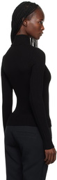 Courrèges Black Patch Turtleneck