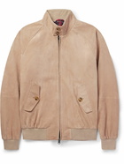 Baracuta - G9 Suede Harrington Jacket - Neutrals