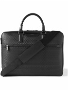 Serapian - Stepan Leather-Trimmed Coated-Canvas Briefcase